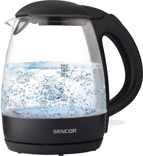 Γυάλινος ηλεκτρικός βραστήρας Sencor 1,2 l