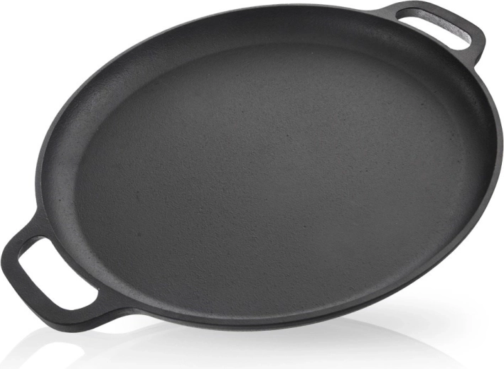 Μαντεμένιο τηγάνι 35 cm με λαβές