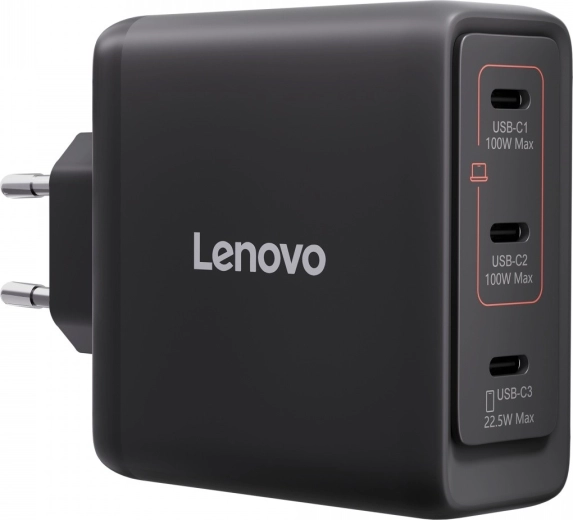 Πολυθύρα φορτιστής Lenovo USB‑C GaN 100 W