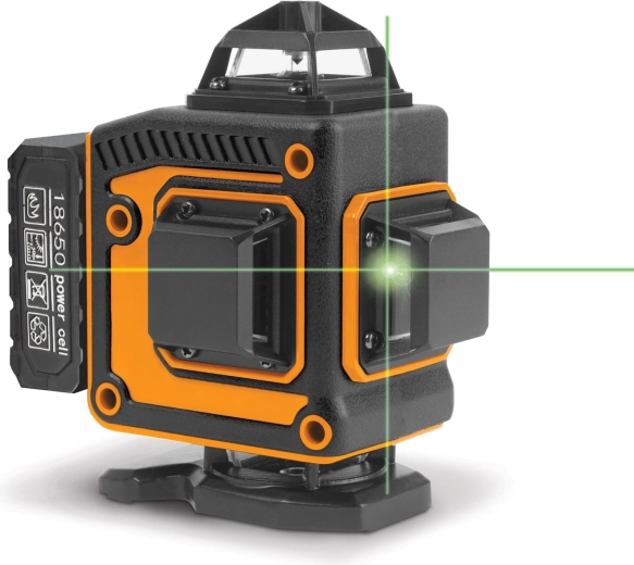 Φορητό σταυρωτό λέιζερ 3D/360° Handy με πράσινη δέσμη και αξεσουάρ