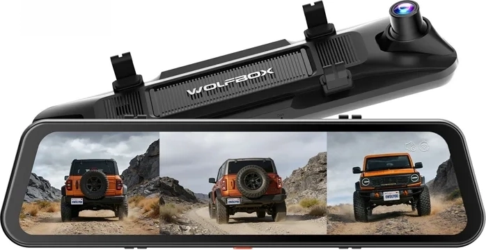 WOLFBOX G900TriPro κάμερα αυτοκινήτου με τρεις κάμερες 4K και 2,5K