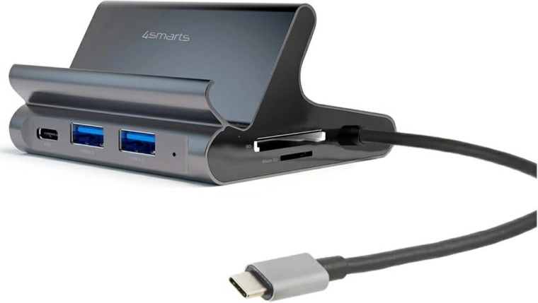Επιτραπέζιος σταθμός σύνδεσης USB‑C 7‑σε‑1 με βάση για tablet και τηλέφωνο με υποστήριξη Samsung DeX
