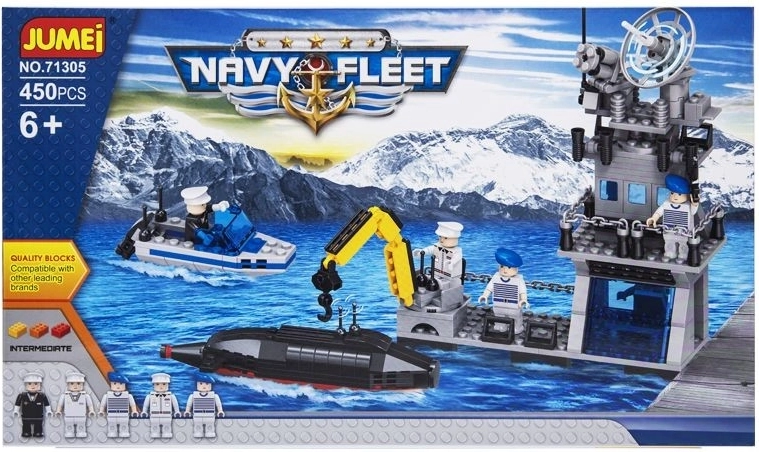 Κατασκευαστικό σετ Jumei Navy Fleet – ναυτικό 450 τεμάχια