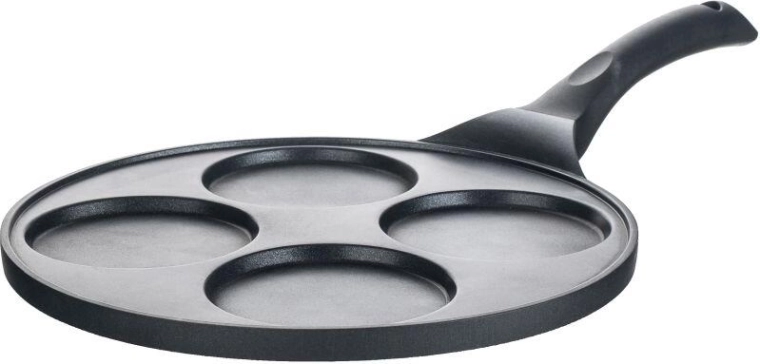 Τηγάνι για pancakes ALIVIA 26 cm με αντικολλητική επιφάνεια, 4 φόρμες