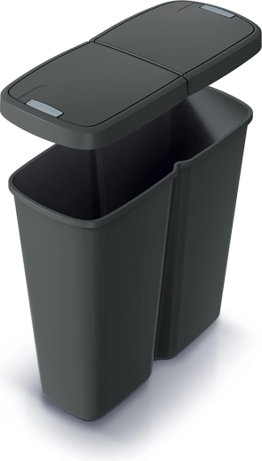 Prosperplast Compacta Q Duo κάδος απορριμμάτων 50 l για διαλογή αποβλήτων