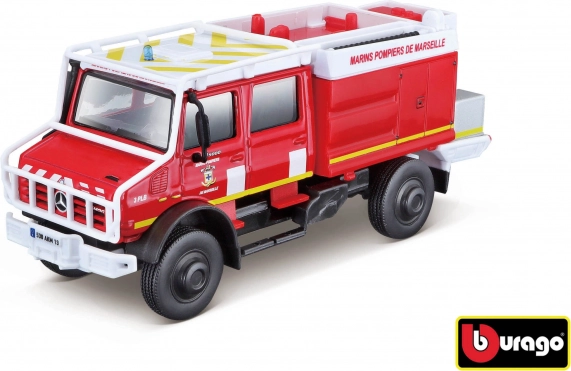Όχημα διάσωσης Bburago Mercedes‑Benz Unimog U5023 Πυροσβεστική 1:50