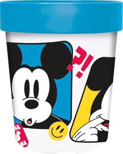 Πλαστικό ποτηράκι MICKEY με αντιολισθητικό πάτο 260 ml