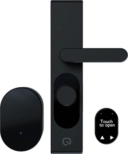 Shelly loqed touch smart lock 2s μαύρη έξυπνη κλειδαριά πόρτας