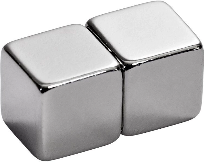 Κύβος μαγνήτη νεοδυμίου 10 × 10 × 10 mm (2 τεμ.)