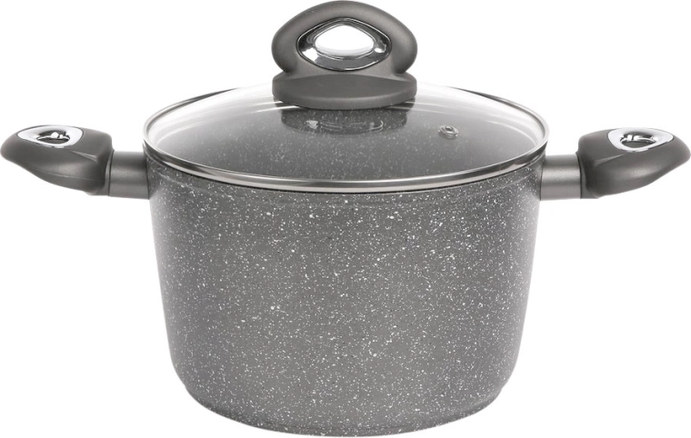 Κατσαρόλα Valdinox Rock 24 cm με καπάκι 6 l