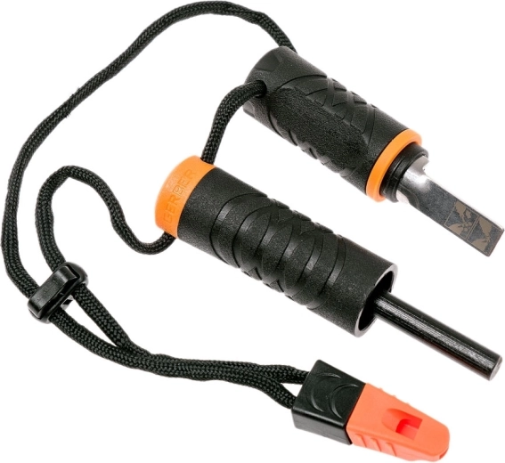 Gerber Fire Starter πολυλειτουργικός προσάναμμα με πυρόλιθο και σφυρίχτρα