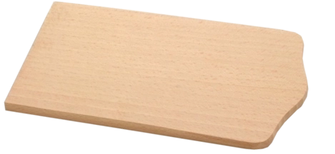 Μικρή σανίδα πρωινού από ξύλο οξιάς 21 × 10 cm