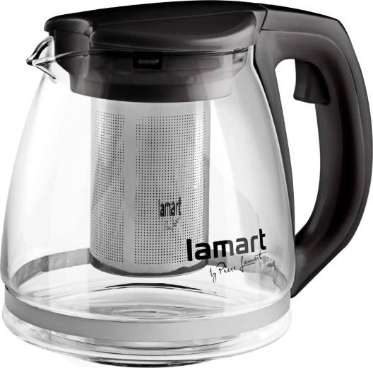 Lamart Verre γυάλινη τσαγιέρα 1,1 l μαύρη