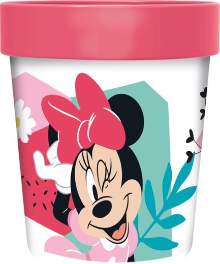 Πλαστικό ποτήρι MINNIE με αντιολισθητική βάση 260 ml