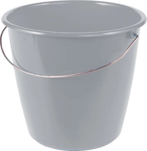 Κουβάς 5 l με μεταλλική λαβή, γκρι