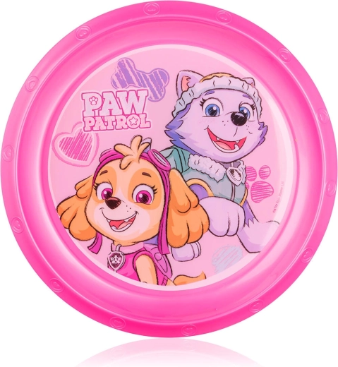Παιδικό πιάτο 22 cm PAW PATROL ροζ πλαστικό