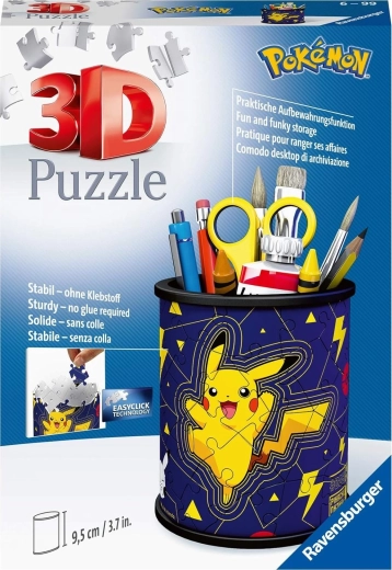 Ravensburger 3D παζλ Pokémon – βάση για μολύβια (54 κομμάτια)