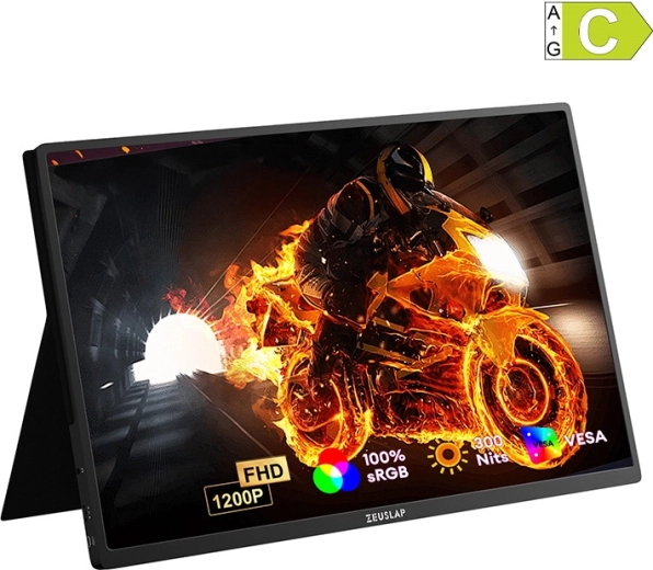 Φορητή οθόνη ZEUSLAP P16 Plus 16" WUXGA 180 Hz