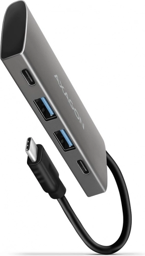 AXAGON HMC-4G2 hub USB-C 10 Gb/s, 2x USB-A + 2x USB-C, καλώδιο 13 cm