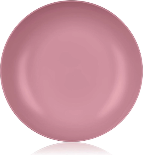 Βαθύ πιάτο 22 cm Culinaria σκούρο ροζ πλαστικό