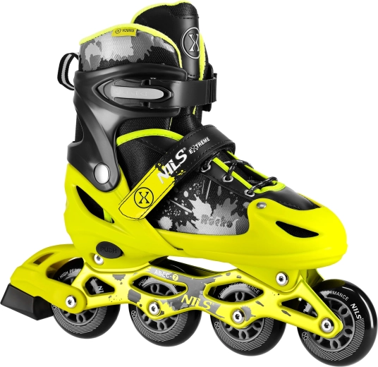 Inline πατίνια NILS Extreme Rocko κίτρινα