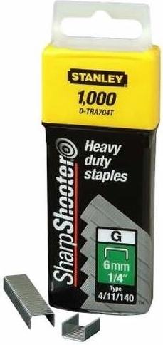 Συνδετήρες STANLEY 8 mm, 1000 τεμ.