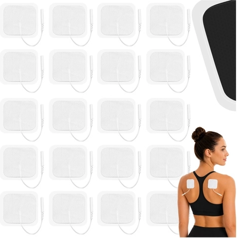 Isomedix ηλεκτρόδια gel για TENS/EMS 50 × 50 mm, pin 2 mm (20 τεμ.)