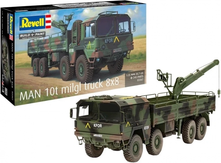 Πλαστικό μοντέλο φορτηγού MAN 10T MILGL 8x8 1/35