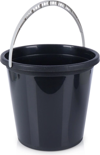Μαύρος πλαστικός κουβάς 10 l