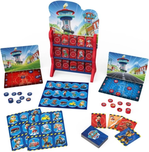 Επιτραπέζιο παιχνίδι Πύργος Ελέγχου PAW PATROL – σετ 8 κλασικών παιχνιδιών