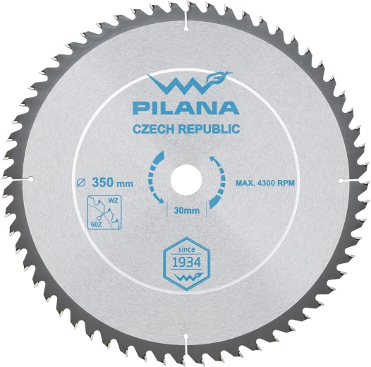 Δίσκος πριονιού PILANA SK 5255 WZ 350 mm, 60 δόντια