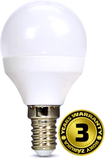 Λαμπτήρας LED Solight miniglobe E14 6 W 4000 K 510 lm λευκός