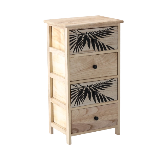 Συρταριέρα ZOFIA με 4 συρτάρια 40 × 29 × 73 cm