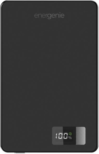 Μαγνητικό ασύρματο powerbank 10 000 mAh με LCD, USB-C PD 20 W, 15 W, μαύρο