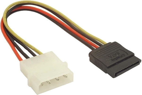 Καλώδιο τροφοδοσίας MOLEX σε SATA 0,15 m