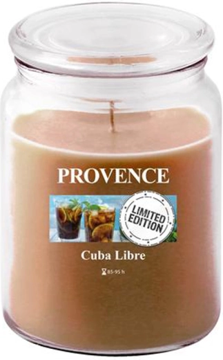 Αρωματικό κερί σε γυάλινο δοχείο PROVENCE Cuba Libre 95 ώρες