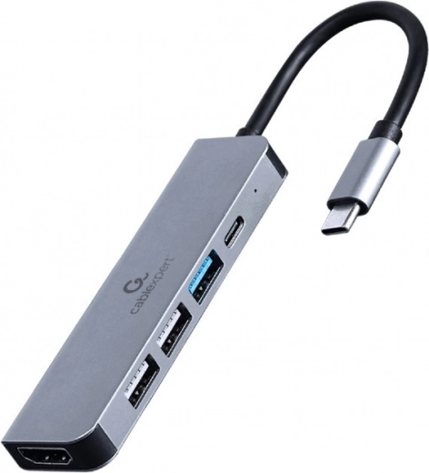 Πολυλειτουργικός αντάπτορας USB-C 5 σε 1 με PD, HDMI και θύρες USB