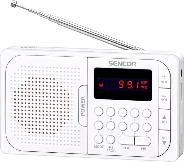 Φορητό ραδιόφωνο Sencor SRD 216 WH με Bluetooth