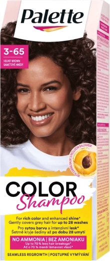 Palette Color Shampoo 3-65 βελούδινο καστανό 50 ml