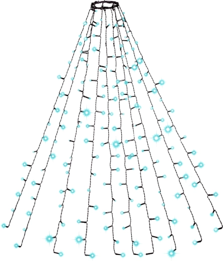 120 LED σε ψυχρό λευκό χρώμα