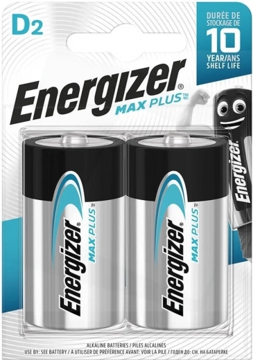 Αλκαλικές μπαταρίες Max Plus D LR20, 2 τεμ.