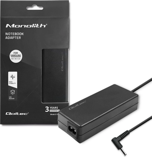 Τροφοδοτικό για Samsung 65 W (19 V, 3,42 A), βύσμα 3,0 × 1,0 mm