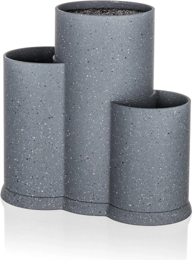 Βάση για μαχαίρια 3σε1 Granite grey