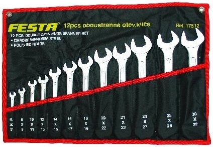 Σετ γερμανικών κλειδιών 6–32 mm, 12 τεμαχίων FESTA