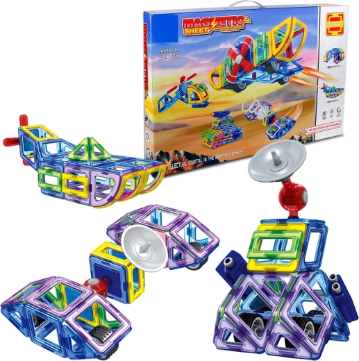 Μαγνητικό σετ κατασκευών 98 τεμ.