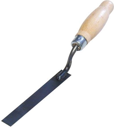 Ατσάλινο κουτάλι μοντελοποίησης 140 × 20 mm με βερνικωμένη ξύλινη λαβή
