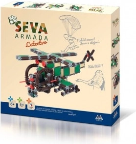Κατασκευαστικό σετ SEVA ΣΤΡΑΤΟΣ Αεροπορία πλαστικό 511 τεμάχια σε κουτί 35x33x5cm