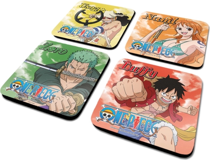 One Piece σετ σουβέρ