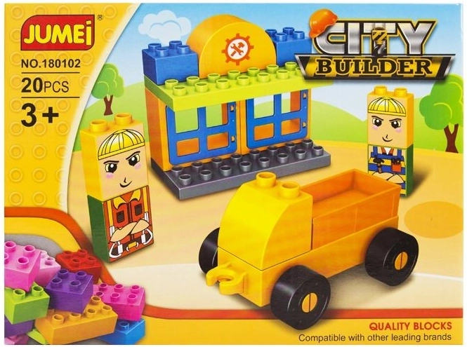 Σετ κατασκευής Jumei City Builder πόλη – κατασκευή, 20 τεμάχια, 26 × 19 cm - 1 τεμάχιο