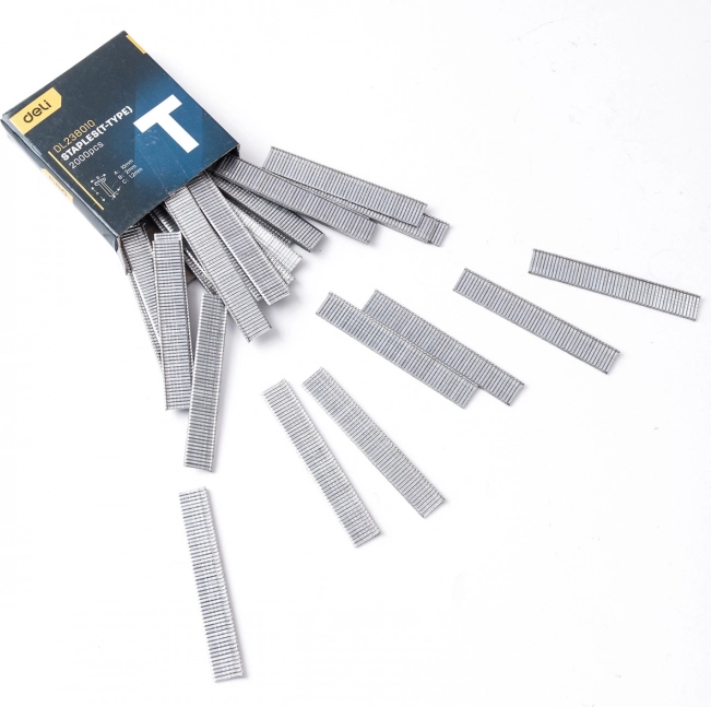 Συνδετήρες τύπου T Deli 10 × 2 × 1,2 mm, 2000 τεμ.